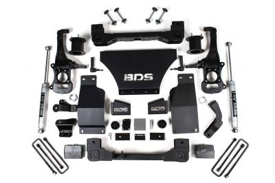 BDS Suspension - BDS 4" Lift Kit With NX2 Shocks For 19-20 Chevy/GMC 1500 4WD Silverado & Sierra - Image 1