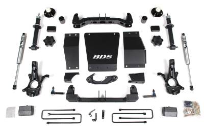 BDS Suspension - BDS 4" Lift Kit & NX2 Shocks For 14-18 Chevy/GMC 1500 With Cast Steel Control Arms - Image 1
