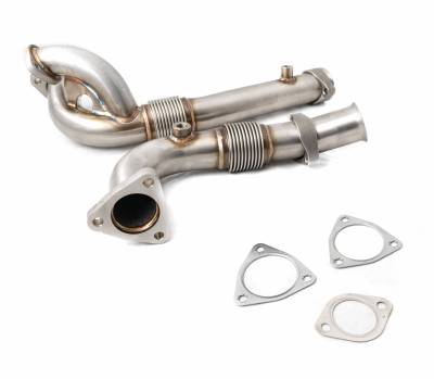 Rudy's Performance Parts - Rudy's High Flow Up Pipe Kit For 6.0 Exhaust Manifolds For 08-10 6.4 Powerstroke - Image 2