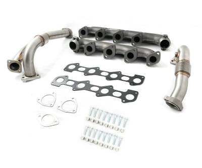 Rudy's Performance Parts - Rudy's High Flow Up Pipe & Exhaust Manifold Kit For 08-10 6.4 Powerstroke - Image 2