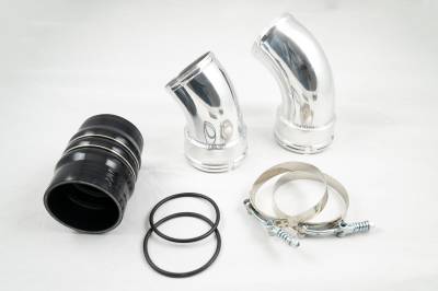 Rudy's Performance Parts - Rudy's Polished Aluminum Cold Side Intercooler Pipe & Boot Kit For 06-10 6.6 Duramax - Image 2