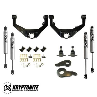 Kryptonite - Kryptonite Stage 3 Leveling Kit With Fox Shocks For 2001-2010 Chevy/GMC 1500HD/2500HD/3500HD - Image 1