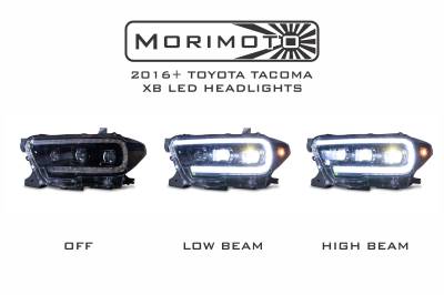 Morimoto - Morimoto XB LED Plug & Play Headlight Assemblies For 16-19 Toyota Tacoma - Image 6