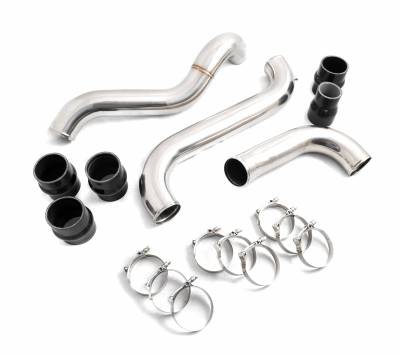 Rudy's Performance Parts - Rudy's Polished Aluminum Hot & Cold Side Intercooler Pipe & Boot Kit For 11-16 LML Duramax - Image 1