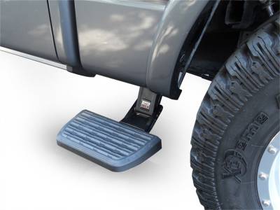 Amp Research - AMP Research BedStep2 Retractable Truck Bed Side Step For 17-19 Ford Super Duty - Image 1