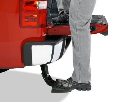 Amp Research - AMP Research BedStep Rectractable Bumper Step For 09-19 Dodge Ram 1500/2500/3500 - Image 2