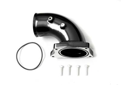 Rudy's Performance Parts - Rudy's Black High Flow Intake Elbow For 05-07 6.0L Powerstroke - Image 1