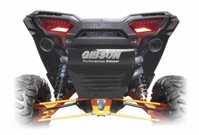 Gibson Performance Exhaust - Gibson Performance Black Dual Exhaust For 15-17 Polaris RZR XP 1000 - Image 2