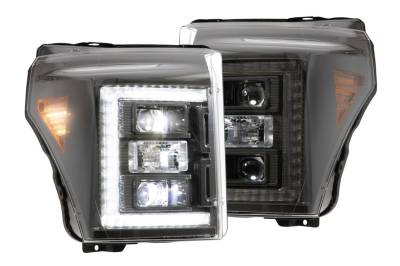 Morimoto - Morimoto XB Hybrid Headlight Assembly Set Plug & Play For 11-16 Ford Super Duty - Image 1
