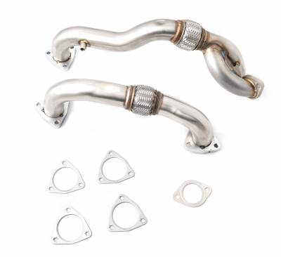 Rudy's Performance Parts - Rudy's Heavy Duty Replacement Up Pipe Kit For 08-10 6.4L Powerstroke - Image 1