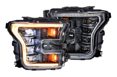 Morimoto - Morimoto XB LED Plug & Play Headlight Assemblies (Amber DRL) w/ Fog Lights For 17-19 F-150 Raptor / 15-17 F-150 - Image 2