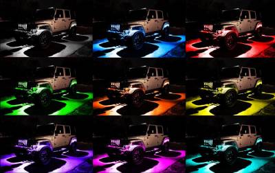 Oracle Lighting - Oracle Lighting ColorSHIFT LED Bluetooth Underbody Four Piece Wheel Well Rock Light Kit - Image 9