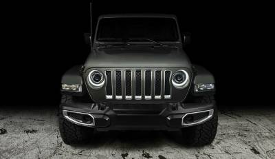 Oracle Lighting - Oracle Lighting Oculus Bi-LED Stain Silver Projector Headlights For 18-20 Jeep Wrangler - Image 8