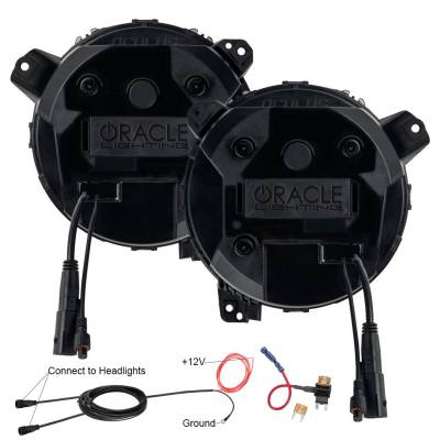 Oracle Lighting - Oracle Lighting Oculus Bi-LED Stain Silver Projector Headlights For 18-20 Jeep Wrangler - Image 5