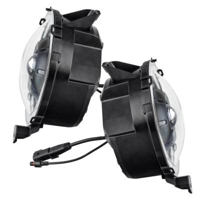 Oracle Lighting - Oracle Lighting Oculus Bi-LED Stain Silver Projector Headlights For 18-20 Jeep Wrangler - Image 4