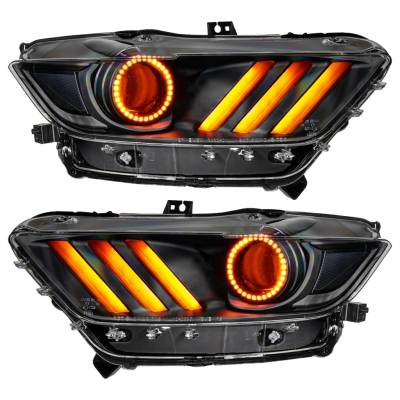 Oracle Lighting - Oracle Lighting ColorSHIFT Black Edition Headlights For 15-17 Ford Mustang - Image 2