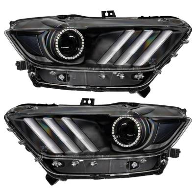 Oracle Lighting - Oracle Lighting ColorSHIFT Black Edition Headlights For 15-17 Ford Mustang - Image 3