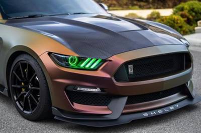Oracle Lighting - Oracle Lighting ColorSHIFT Black Edition Headlights For 15-17 Ford Mustang - Image 6