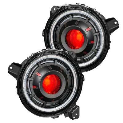 Oracle Lighting - Oracle Lighting ColorSHIFT Oculus Bi-LED Projector Headlights For 18-20 Jeep Wrangler & Gladiator - Image 5