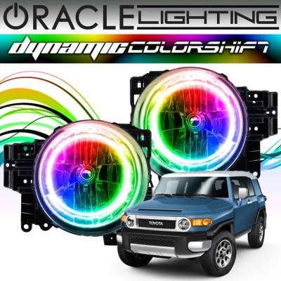 Oracle Lighting - Oracle Dynamic ColorSHIFT LED Headlight Halo Kit For 07-14 Toyota FJ Cruiser - Image 1