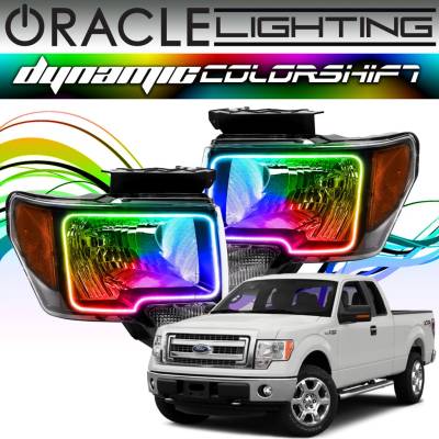 Oracle Lighting - Oracle Dynamic ColorSHIFT Headlight Halo Kit For 09-14 Ford F-150 - Image 1