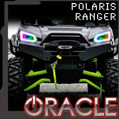 Oracle Lighting - Oracle Dynamic RGBW Headlight Halo Kit For 2014-2019 Polaris Ranger 570 900 1000 - Image 1