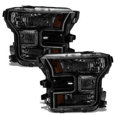 Oracle Lighting - Oracle Dynamic ColorSHIFT Pre-Assembled Headlights Black Edition For 15-17 Ford F-150 - Image 2