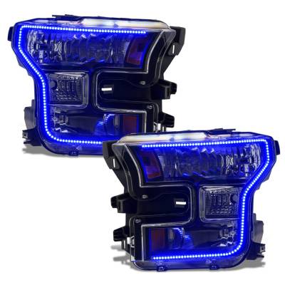 Oracle Lighting - Oracle Dynamic ColorSHIFT Pre-Assembled Headlights Black Edition For 15-17 Ford F-150 - Image 4