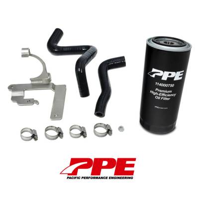 PPE - PPE Premium Deep High-Efficiency Oil Filter (PF26) & Fuel Coolant Pump Relocation Kit For 2020+ L5P Duramax - Image 1
