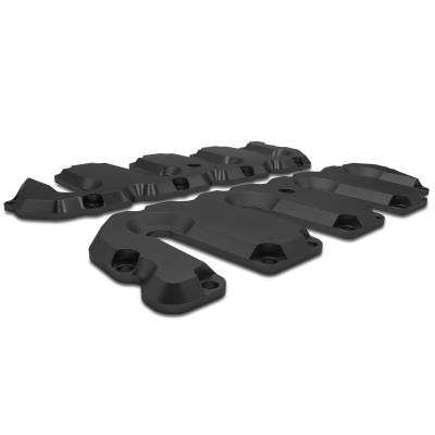 PPE - PPE Performance Billet Aluminum Valve Cover Kit - No Pillars (Black) For 04.5-10 6.6 Duramax - Image 2