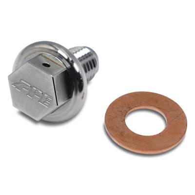 PPE - PPE Billet Hardened Stainless Steel Neodymium Magnetic Drain Plug (For OEM Engine Oil Pan) For 01-16 6.6 Duramax - Image 1