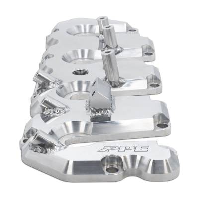 PPE - PPE Performance Billet Aluminum Valve Cover Kit - With Pillars (Polished) For 04.5-10 6.6 Duramax - Image 3