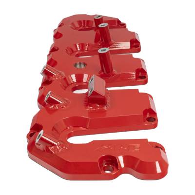 PPE - PPE Performance Billet Aluminum Valve Cover Kit - With Pillars (Red) For 04.5-10 6.6 Duramax - Image 3