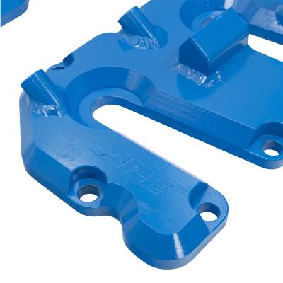 PPE - PPE Performance Billet Aluminum Valve Cover Kit - With Pillars (Blue) For 04.5-10 6.6 Duramax - Image 4