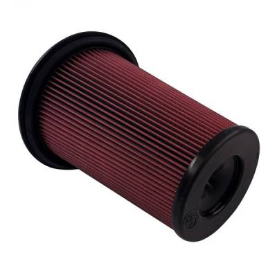 S&B - S&B Air Filter For Intake Kit 75-5128 Oiled Cotton Cleanable Red KF-1072 - Image 1