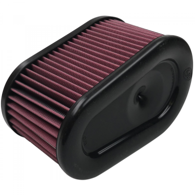 S&B - S&B Air Filter For Intake Kits 75-5086,75-5088,75-5089 Oiled Cotton Cleanable Red KF-1064 - Image 2