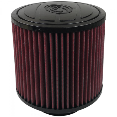 S&B - S&B Air Filter For Intake Kits 75-5061,75-5059 Oiled Cotton Cleanable Red KF-1055 - Image 1