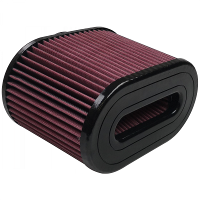 S&B - S&B Air Filter For Intake Kits 75-5016,75-5023 Oiled Cotton Cleanable Red KF-1049 - Image 2