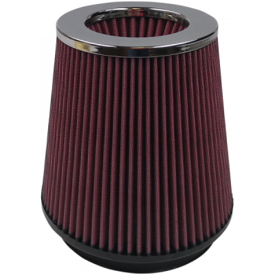 S&B - S&B Air Filter For Intake Kits 75-2557 Oiled Cotton Cleanable 6 Inch Red KF-1016 - Image 1