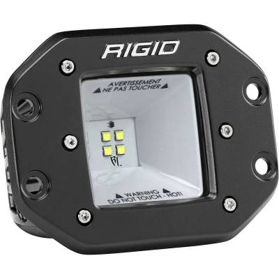 Rigid Industries - Rigid Industries 2x2 115 Degree DC Power Scene Light Black Housing Flush Mount 681523 - Image 1