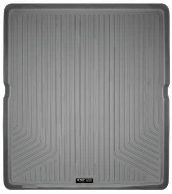Husky Liners - Husky Liners Cargo Liner Behind 2nd Seat 07-16 GMC Acadia, 17 GMC Acadia Limited, 07-10 Saturn Outlook Grey 22032 - Image 1