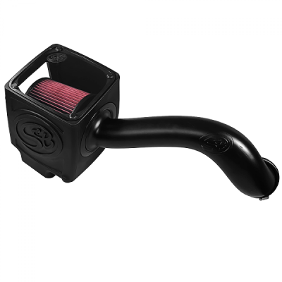 S&B - S&B Cold Air Intake For 16-19 Silverado/Sierra 2500, 3500 6.0L Cotton Cleanable Red 75-5110 - Image 3
