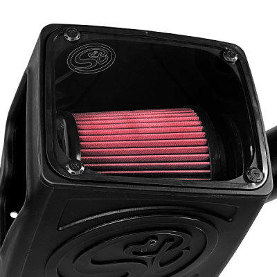 S&B - S&B Cold Air Intake For 16-19 Silverado/Sierra 2500, 3500 6.0L Cotton Cleanable Red 75-5110 - Image 4