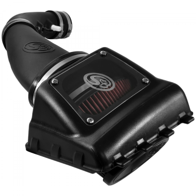 S&B - S&B Cold Air Intake For 11-16 Ford F250, F350 V8-6.2L Oiled Cotton Cleanable Red 75-5108 - Image 1