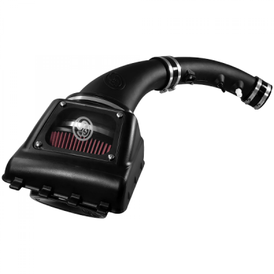 S&B - S&B Cold Air Intake For 11-16 Ford F250, F350 V8-6.2L Oiled Cotton Cleanable Red 75-5108 - Image 6