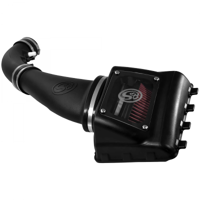 S&B - S&B Cold Air Intake For 11-16 Ford F250, F350 V8-6.2L Oiled Cotton Cleanable Red 75-5108 - Image 4