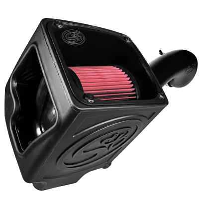 S&B - S&B Cold Air Intake For 16-19 Silverado/Sierra 2500, 3500 6.0L Cotton Cleanable Red 75-5110 - Image 6