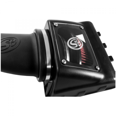 S&B - S&B Cold Air Intake For 11-16 Ford F250, F350 V8-6.2L Oiled Cotton Cleanable Red 75-5108 - Image 13