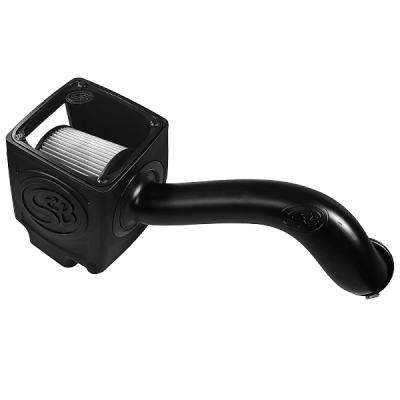 S&B - S&B Cold Air Intake For 16-19 Silverado/Sierra 2500, 3500 6.0L Dry Extendable White 75-5110D - Image 3