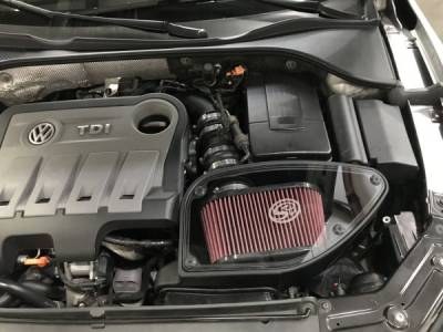S&B - S&B Cold Air Intake For 10-14 VW 2.0L TDI , 2015 VW Jetta 2.0L TDI Dry Extendable White 75-5099D - Image 12